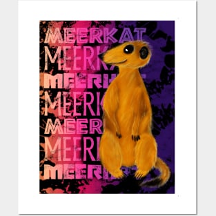 Merry Meerkat Posters and Art